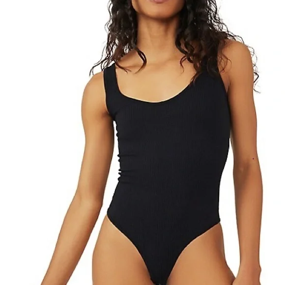 NWT Free People XYZ Recycled Bodysuit - Picture 1 of 8
